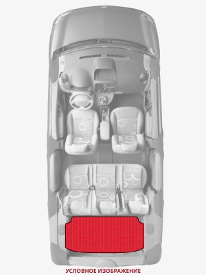 ЭВА коврики «Queen Lux» багажник для Toyota Carib